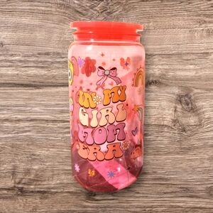 16 oz Pink Girl Mom Era Tumbler